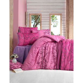 Komfort Home Öykü Bordo Tek Kişilik Polycotton Nevresim Takımı