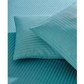 Komfort Home Petrol Yeşili 2 Adet Çizgili Pamuk Saten Yastık Kılıfı