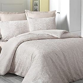 Komfort Home Tek Kişilik Exclusive Deluxe Saten Cream Nevresim Takımı