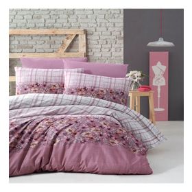Komfort Home Tek Kişilik Ranforce Alvina Rose Nevresim Takımı