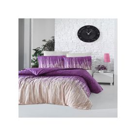 Komfort Home Tek Kişilik Ranforce Monte Lilac Nevresim Takımı