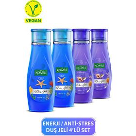 Komili 2x500 ml Enerji + 2x500 ml Anti-Stres Duş Jeli