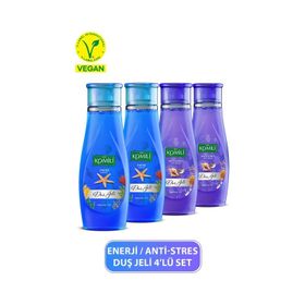 Komili 2x500 ml Enerji + 2x500 ml Anti-Stres Duş Jeli