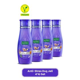 Komili 4x500 ml Anti Stres Egzotik Koku Duş Jeli