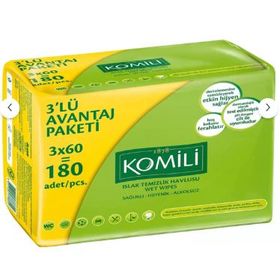 Komili 60 Yaprak Islak Mendil (3 adet)