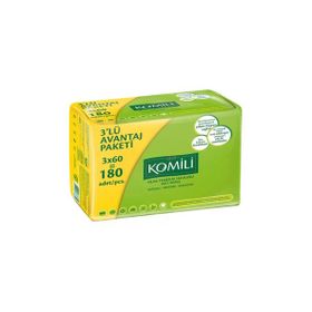 Komili 60 Yaprak Islak Mendil (3 adet)