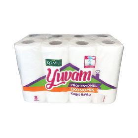 Komili 8'li Yuvam Kağıt Havlu (3 adet)