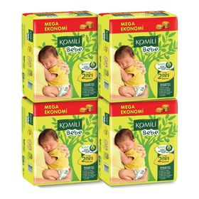 Komili Bebe No:2 Mini 312 Adet Bebek Bezi