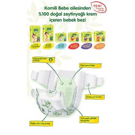 Komili Bebe No:2 Mini 312 Adet Bebek Bezi