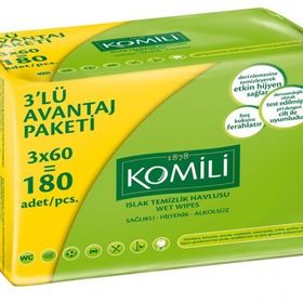 Komili Klasik 3x60 Adet Bebek Islak Mendil