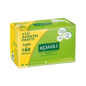 Komili Klasik 3x60 Adet Bebek Islak Mendil