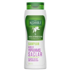 Komili Kuru ve Yıpranmış Saçlar İçin Onarıcı Bakım Zeytinyağlı 2x500 ml Şampuan