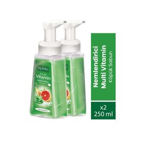 Komili Multivitamin Nemlendirici 2x250 ml Köpük Sabun