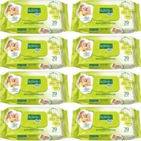 Komili Soft 16x70 Avantaj Paketi 1120 Yaprak Islak Bebek Havlusu