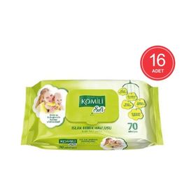 Komili Soft 16x70 Avantaj Paketi 1120 Yaprak Islak Bebek Havlusu