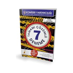 Komiser Yardımcılığı 7 Çözümlü Deneme Sınavı Umut Kerse Pelikan Tıp Teknik Yayınları