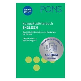Kompaktwörterbuch Englisch Deutsch-Pons