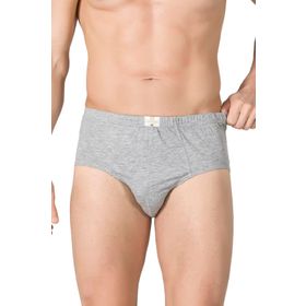 Kompedan K0037 Gri Melanj Erkek Süprem Slip Külot