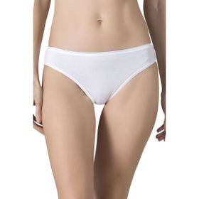 Kompedan K23926 Beyaz Kadın Viskon Slip