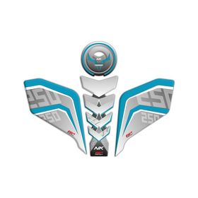 Kompozit CF Moto Turkuaz GP 250 NK 2018-2021 Uyumlu Tank Pad Seti