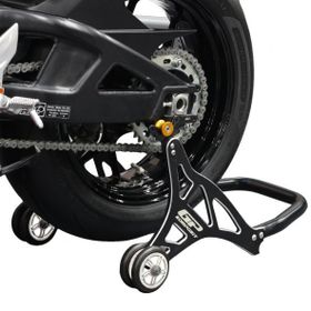 Kompozit Motosiklet Siyah GP Universal Aluminyum Takozdan Arka Kaldırma Sehpası