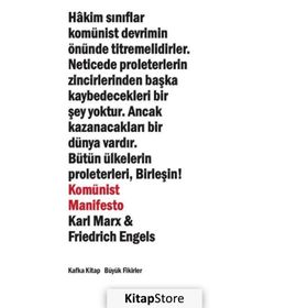 Komünist Manifesto - Friedrich Engels k marx