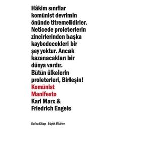 KOMÜNİST MANIFESTO - FRIEDRICH ENGELS; KARL MARX (ISBN:9789750710056)