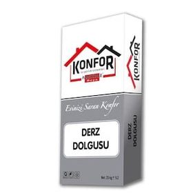 Konfor 20 kg Beyaz Silikonlu Derz Dolgu