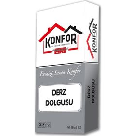 Konfor 20 kg Beyaz Silikonlu Derz Dolgu