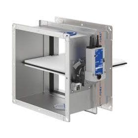 Konfor 40x30 Motorlu Yangın Damperi
