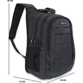 Konfores 1552-2227 Siyah Anatomik Yarasa Sırt Unisex Okul Çantası