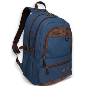 Konfores 1672 Lacivert Anatomik Laptop Bölmeli Unisex Sırt Çantası