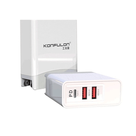 Konfulon C56Q 2 USB Type-C 3.0 Quick PD 30W Seyahat Şarj Cihazı