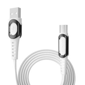 Konfulon DC-01 Süper Hızlı 1 m 2.4 A Beyaz Micro USB Kablo