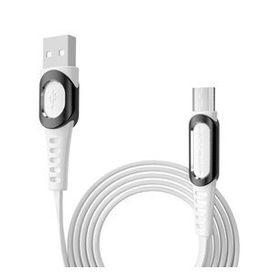 Konfulon DC-01 Süper Hızlı 1 m 2.4 A Beyaz Micro USB Kablo