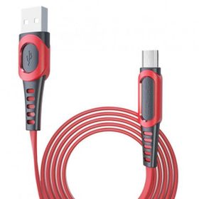 Konfulon DC-01 Süper Hızlı 1 m 2.4A Kırmızı Micro USB Kablo