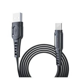 Konfulon DC-03 Süper Hızlı Siyah 1 mt 2.4A Type-C Kablo