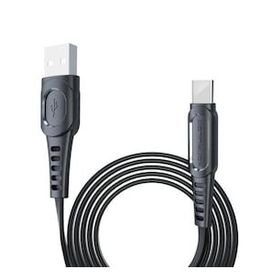Konfulon DC-03 Süper Hızlı Siyah 1 mt 2.4A Type-C Kablo