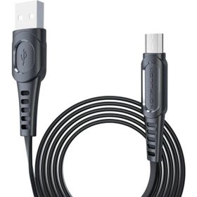 Konfulon DC01 Süper Hızlı Siyah 1 m 2.4A Micro USB Kablo