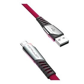 Konfulon DC16 1 mt 2.4A Kırmızı Micro USB Kablo