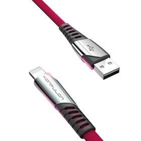 Konfulon DC17 1 mt 2.4 A Kırmızı iPhone Uyumlu Lightning Kablo