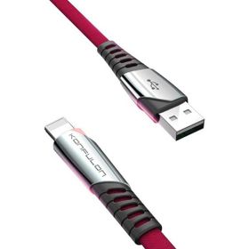 Konfulon DC17 1 mt 2.4 A Kırmızı iPhone Uyumlu Lightning Kablo