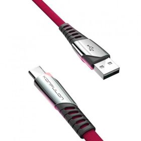 Konfulon DC18 1 mt 5A Type-C Kırmızı Kablo