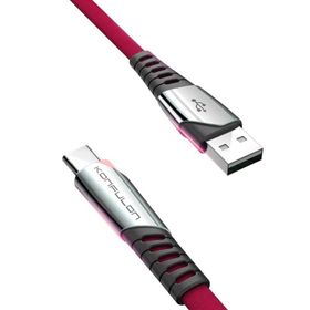 Konfulon DC18 1 mt 5A Type-C Kırmızı Kablo