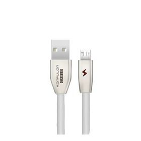 Konfulon S53 Beyaz Işıklı Micro 1 m 3A USB Kablo