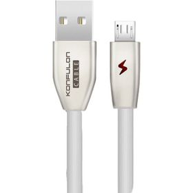 Konfulon S53 Beyaz Işıklı Micro 1 m 3A USB Kablo
