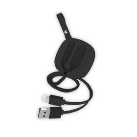Konfulon S80 iPhone Uyumlu 20 cm 1 mt 2 A Siyah Lightning Kablo