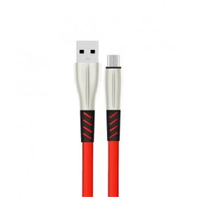 Konfulon S88 Kırmızı Metal Uçlu 1 mt 2.4A Micro USB Kablo
