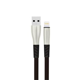 Konfulon S89 iPhone Uyumlu 1 mt 2.4A Siyah Metal Uçlu Lightning Kablo