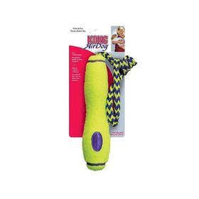 Kong Air Dog Fetch 20 cm Sarı Stick İpli Sesli Tenis Topu Köpek Oyuncağı